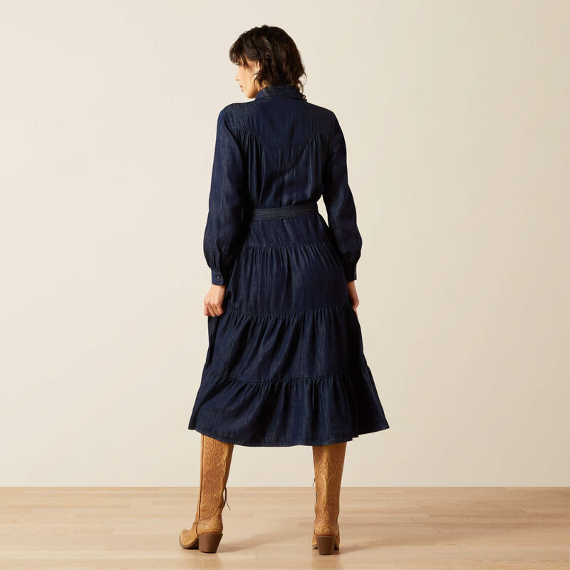 Ariat Women's Long Sleeve Sahara Dress- Rinse