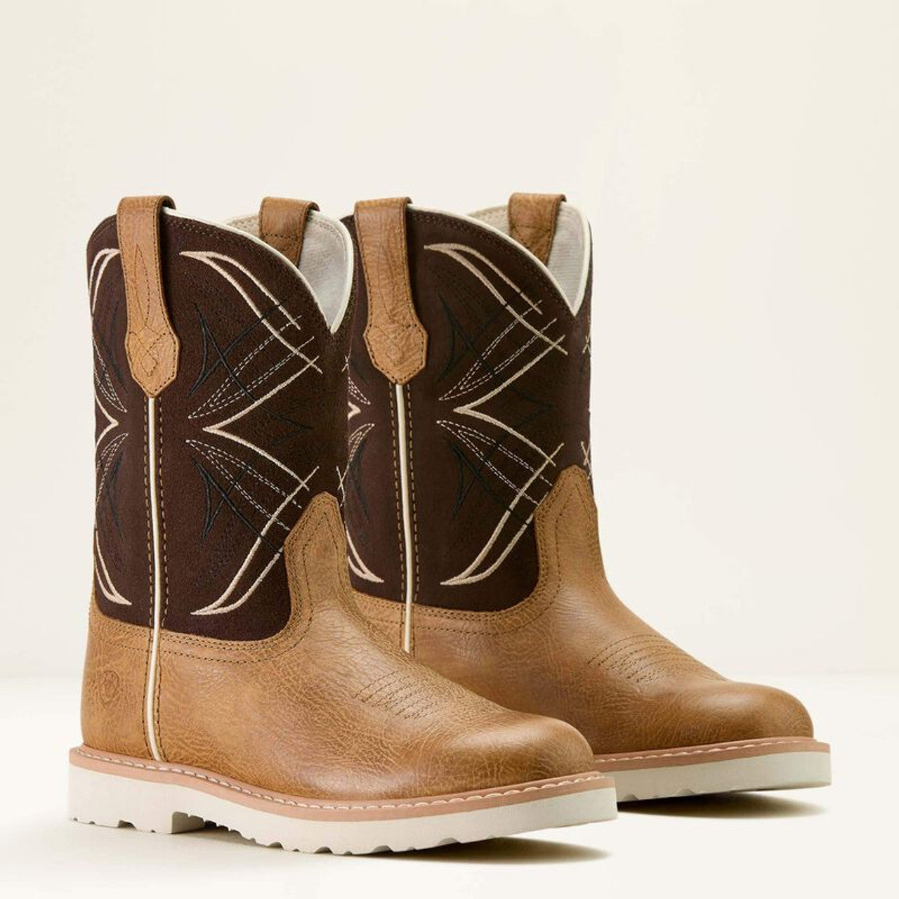 Ariat Youth Activate Round Toe Western Boot- Cottage