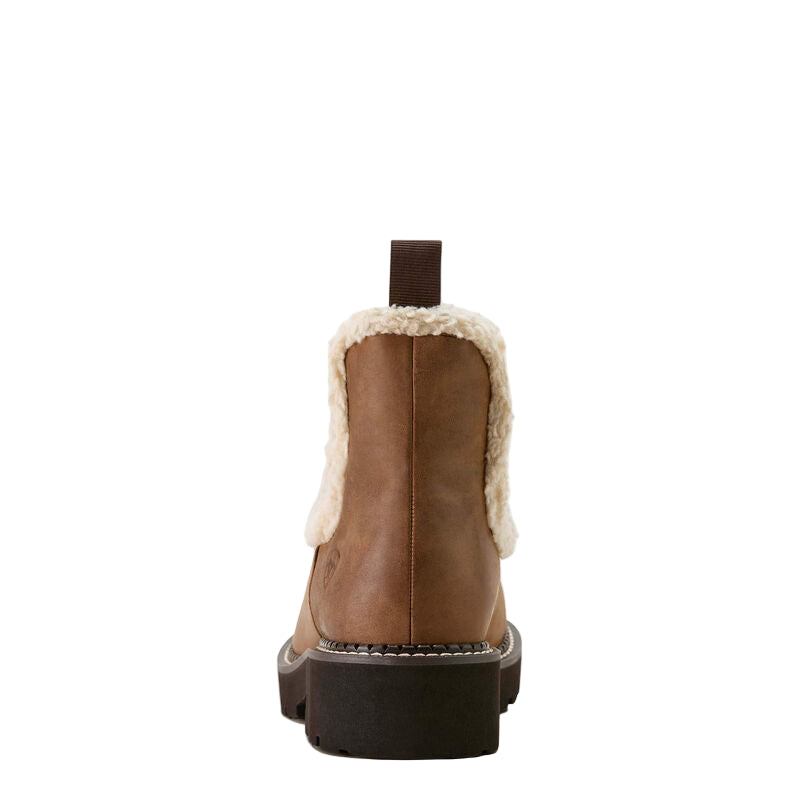 Ariat Women's Fatbaby Chelsea Western Boot- Distressed Brown Cream