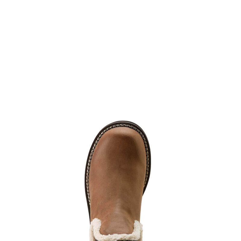 Ariat Women's Fatbaby Chelsea Western Boot- Distressed Brown Cream