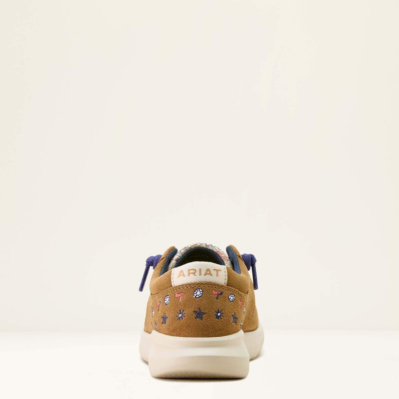 Ariat Womens Hilo Sendero Shoes - Brownwild West Country Fest Print