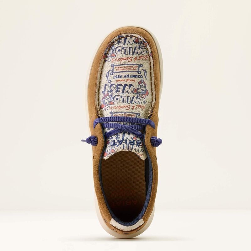 Ariat Womens Hilo Sendero Shoes - Brownwild West Country Fest Print