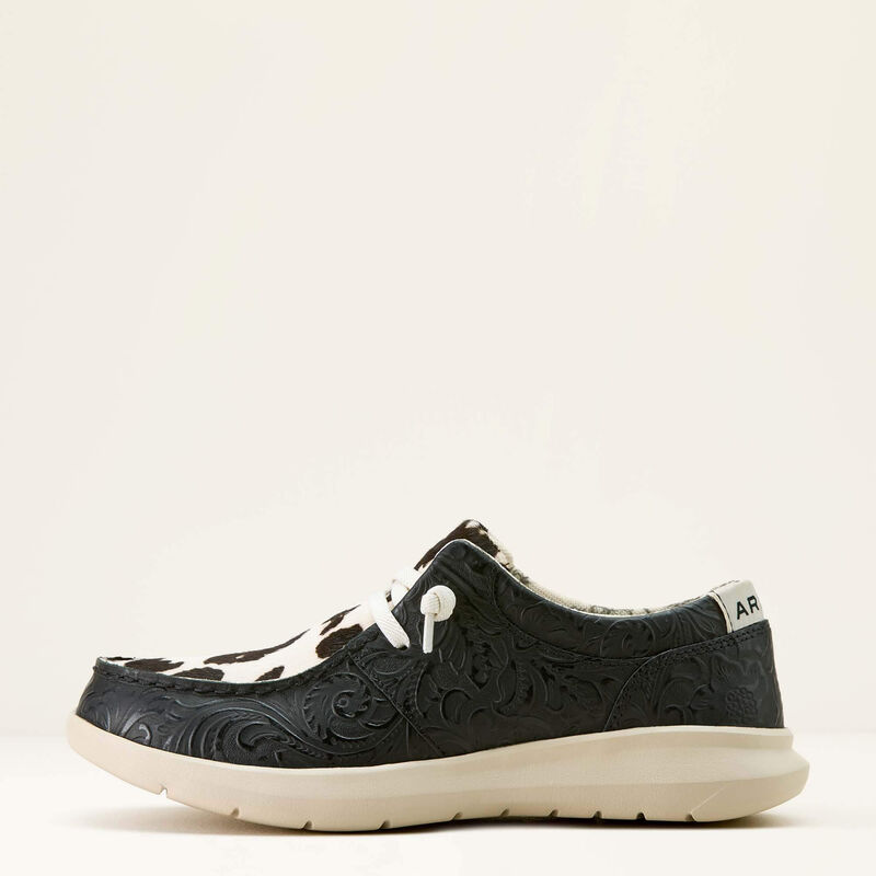 Ariat Women's Hair On  Hilo Shoes - Black/White