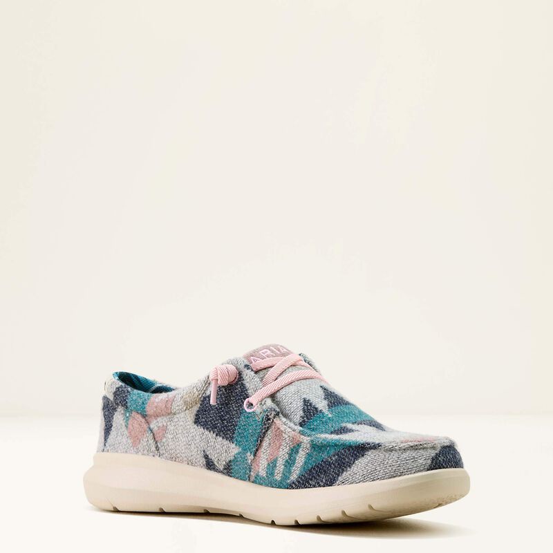 Ariat Women's Hilo Shoes - Smoky Turquoise Flannel