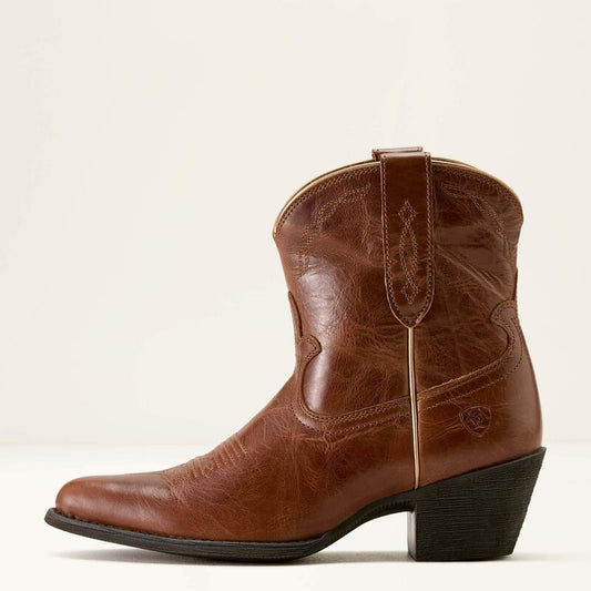 Ariat Women's Maggie J Toe Western Boot- Aged Siennna