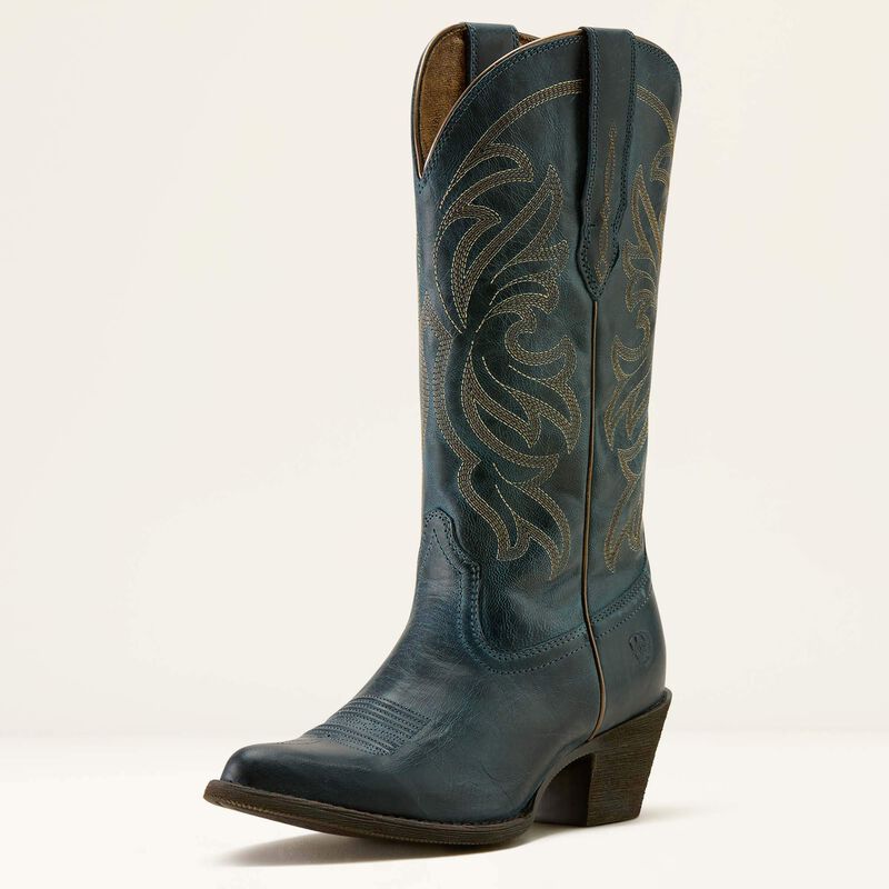 Ariat Women's Heritage Western J Toe Boot-Fresh Denim