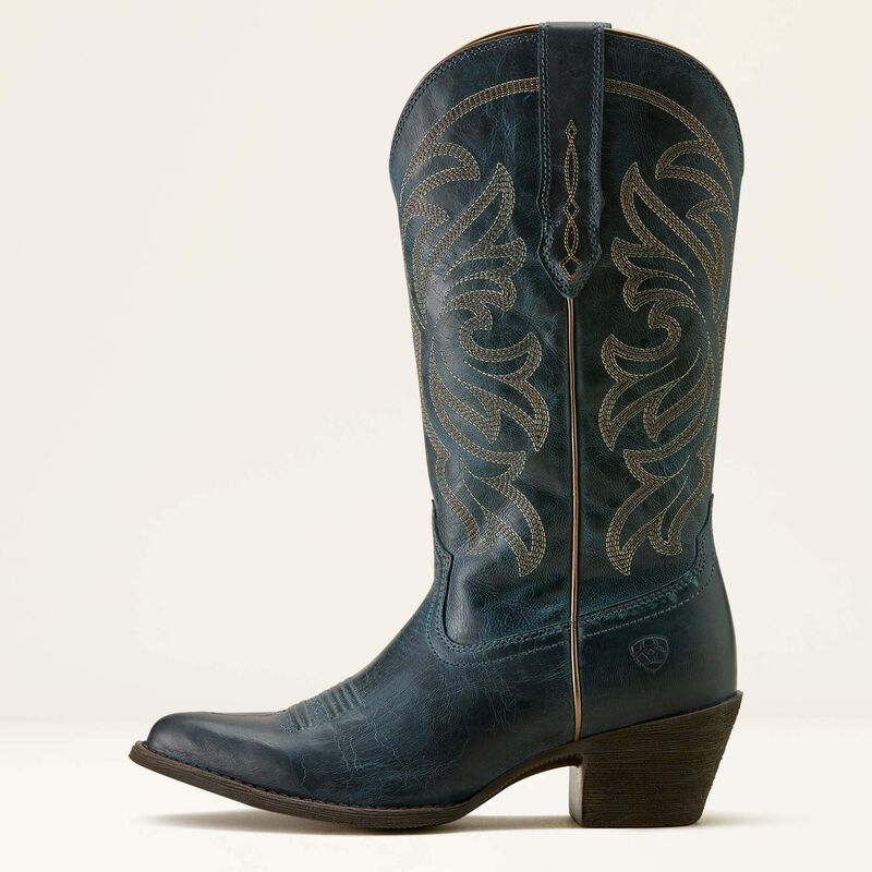 Ariat Women's Heritage Western J Toe Boot-Fresh Denim
