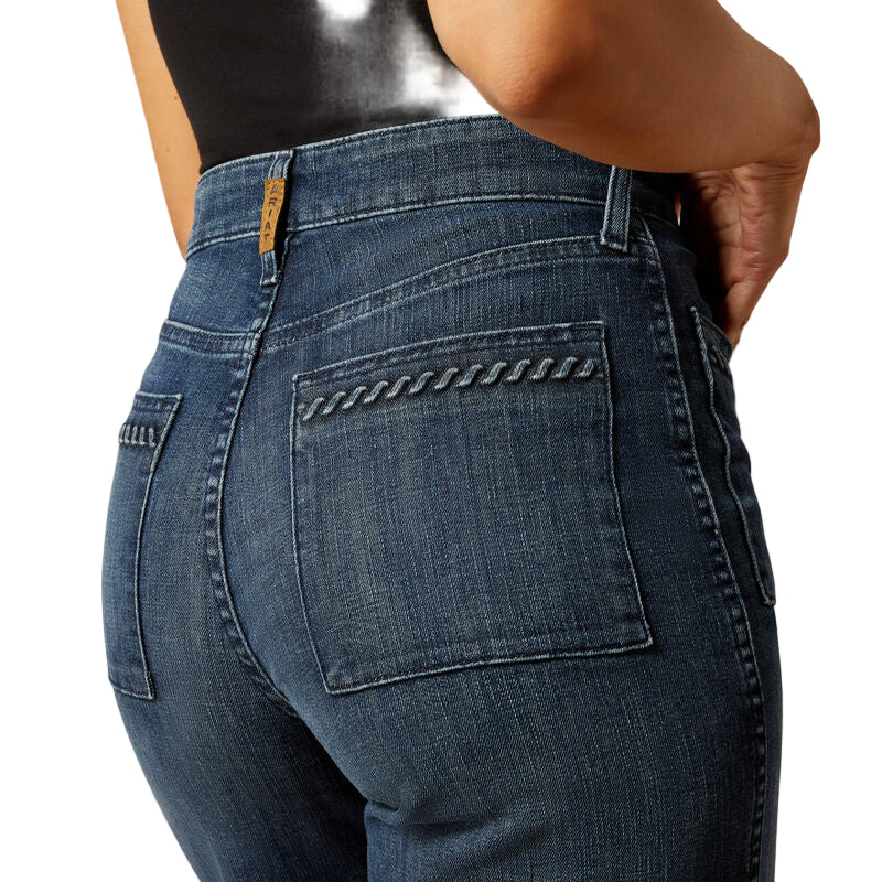 Ariat Women's Ultra High Rise Jill Wide Leg Jean- Pasadena