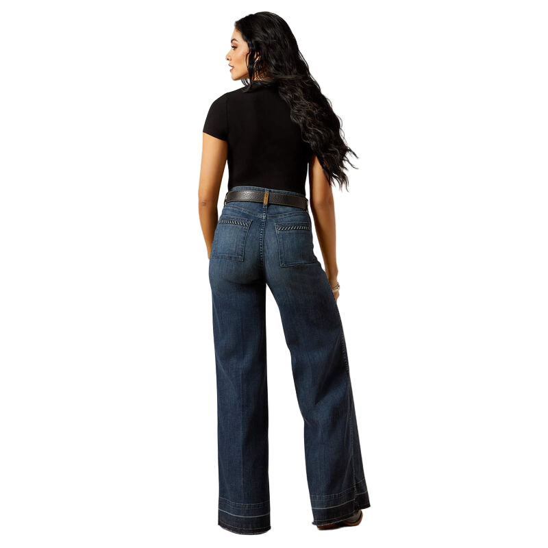 Ariat Women's Ultra High Rise Jill Wide Leg Jean- Pasadena