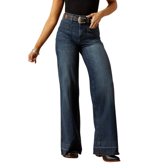 Ariat Women's Ultra High Rise Jill Wide Leg Jean- Pasadena