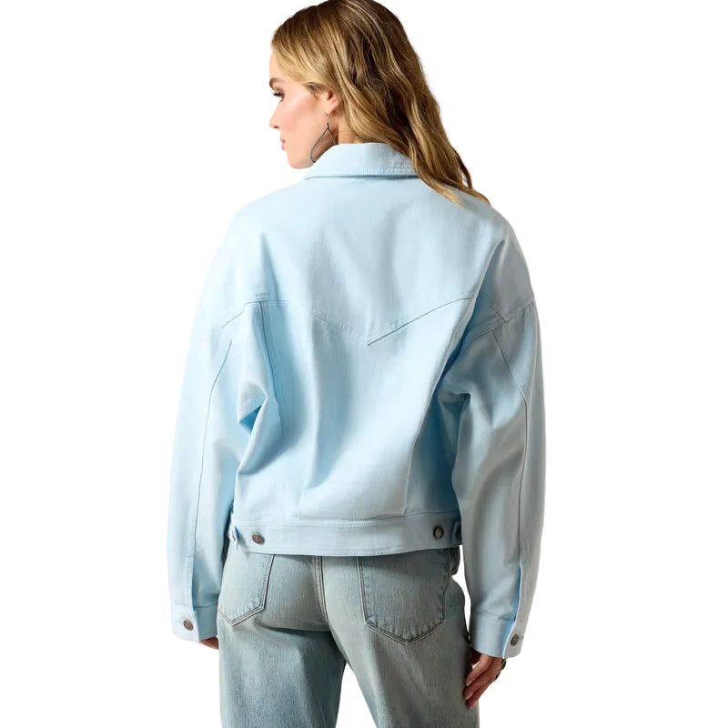 Ariat Women's Solar Cotton Twill Jacket- Nantucket Breeze - Irvine Tack & Western Wear