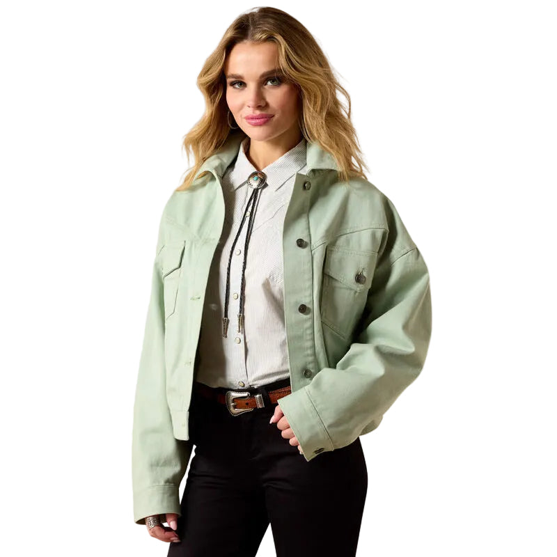 Ariat Women's Solar Cotton Twill Jacket - Silt Green