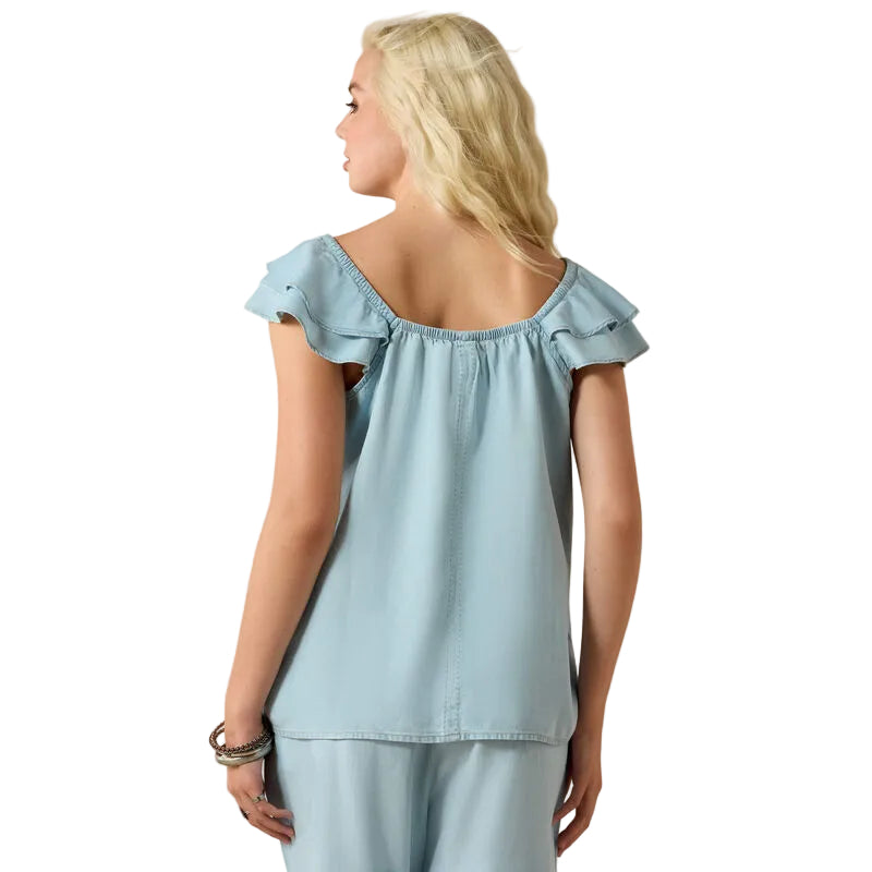 Ariat Women's Sleeveless Lynn Shirt - Indigo Wash