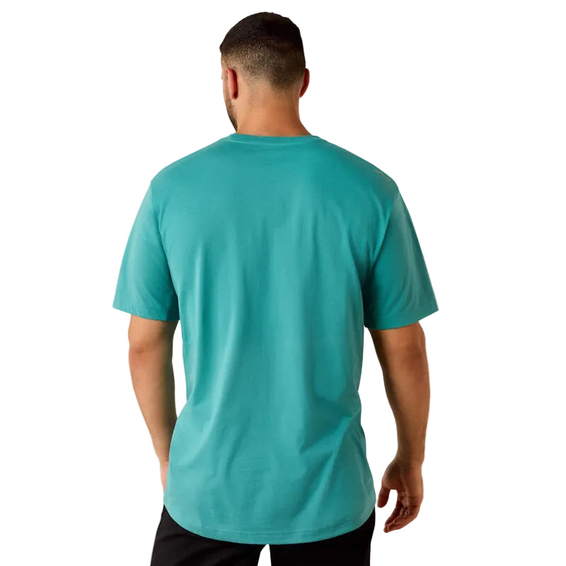 Ariat Men's Rebar Workman Short Sleeve Tee Shirt - Teal