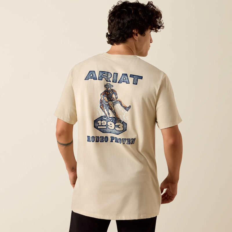 Ariat Men's Proven Stamp Classic Fit Tee Shirt - Natural