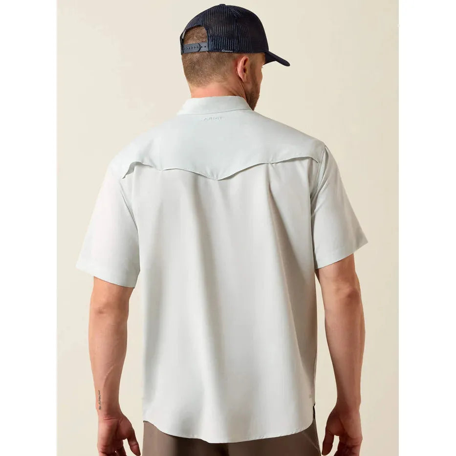 Ariat Men's VenTEK Western Classic Shirt - Aqua Heather