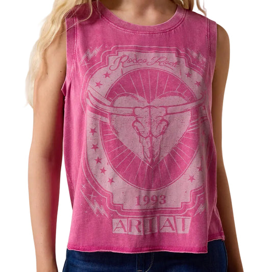 Ariat Women's Rock N Roll Tank - Rose Sorbet