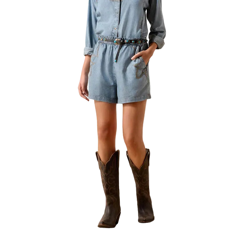 Ariat Women's Summer Shorts - Medium Blue