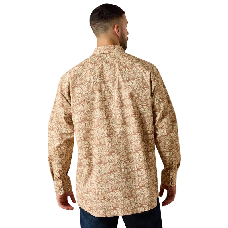 Ariat Men's Fynn Classic Fit Snap Shirt - Irish Cream