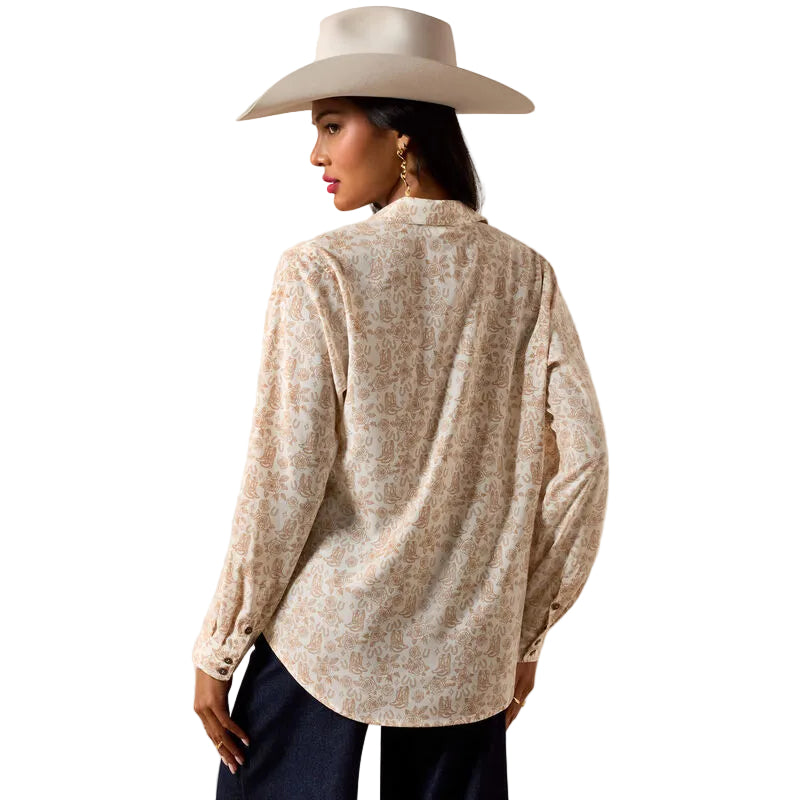 Ariat Women's Homestyle Long Sleeve Shirt - Boots n Roses