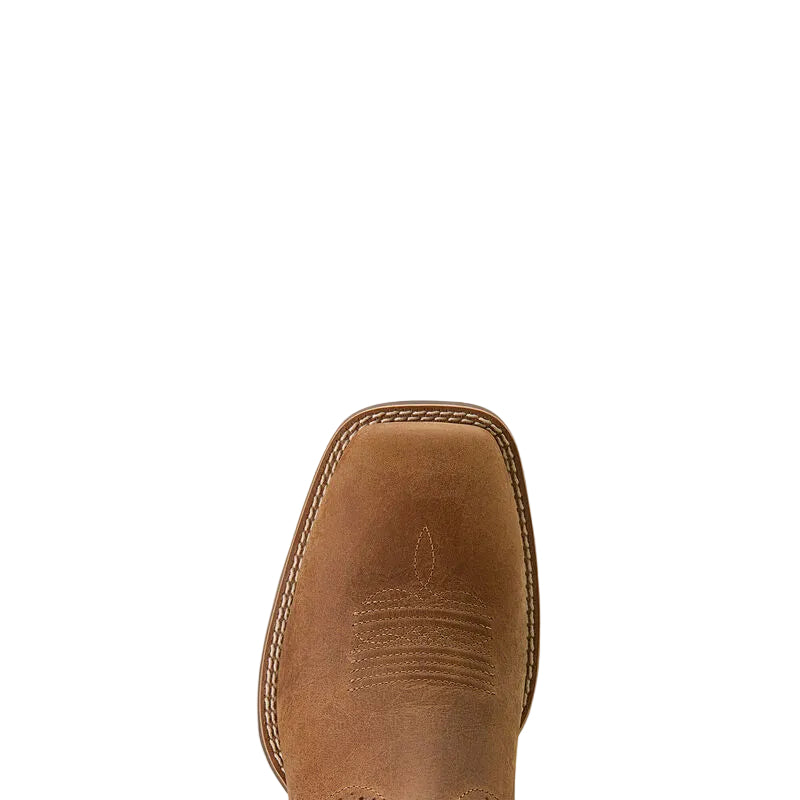 Ariat Men's Sport Cool VentTEK Wide Square Toe Cowboy Boot - Buff Tan/Dusty Olive