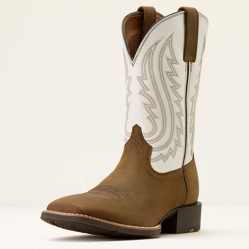 Ariat Men's Big Country Wide Square Toe Cowboy Boot- Mustang Brown - Irvine Tack & Western Wear