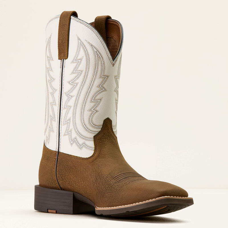 Ariat Men's Big Country Wide Square Toe Cowboy Boot- Mustang Brown - Irvine Tack & Western Wear