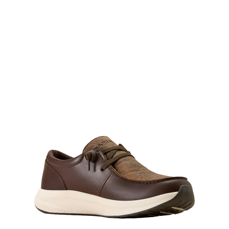 Ariat Men's Buckeye Waterproof Shoe- Mocha/Chocolate - Irvine Tack & Western Wear
