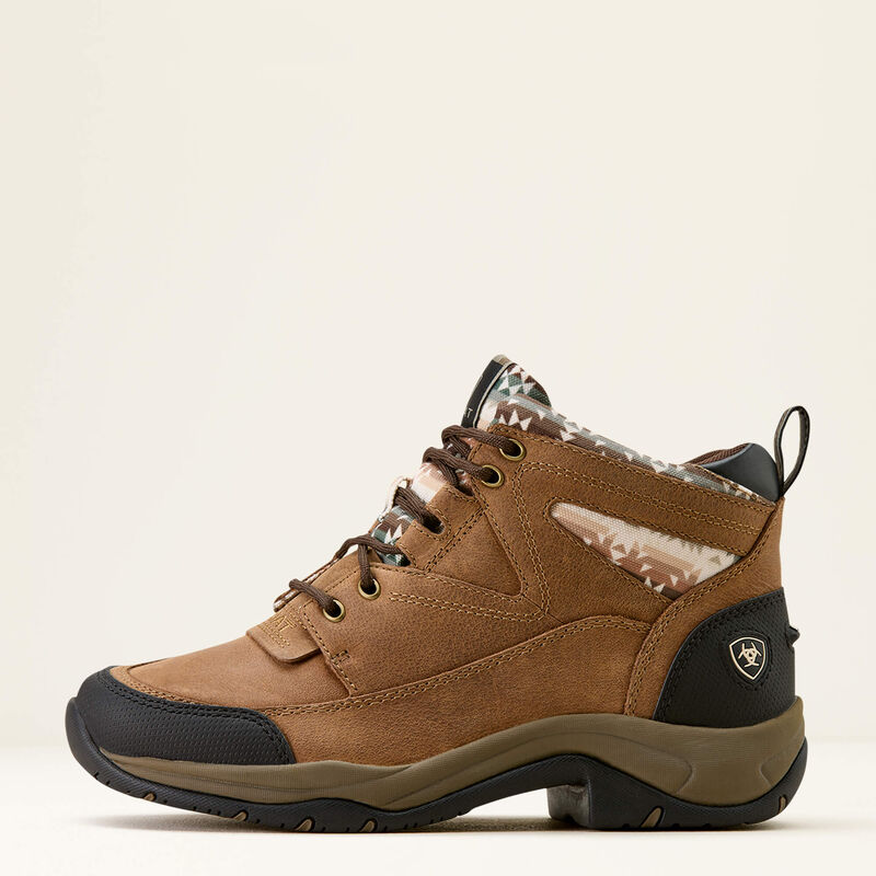 Ariat Women's Terrain Boot- Dark Tan/Southwest Print - Irvine Tack & Western Wear