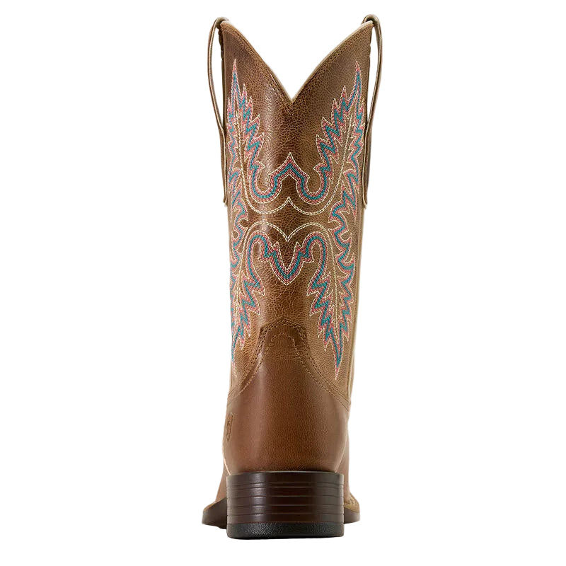 Ariat Women's Canyon Point Wide Square Toe Western Boot - Mesa Brown