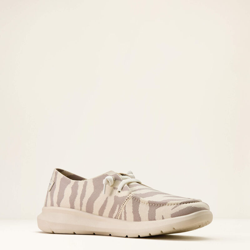 Ariat Women's Hilo Shoe- White Tiger Knit - Irvine Tack & Western Wear