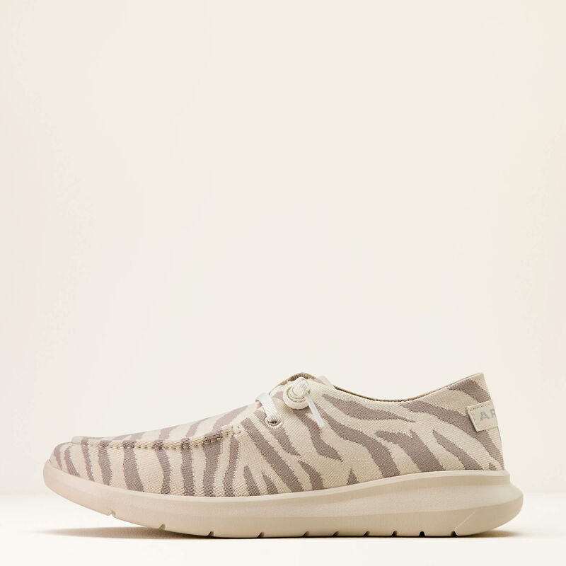 Ariat Women's Hilo Shoe- White Tiger Knit - Irvine Tack & Western Wear