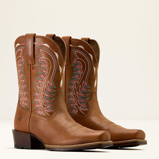 Ariat Women's Narrow Cutter Toe Western Boot- Treasured Tan - Irvine Tack & Western Wear