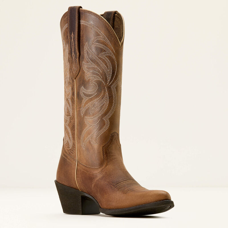 Ariat Women's Heritage J Toe Western Boot- Mesa Tan - Irvine Tack & Western Wear