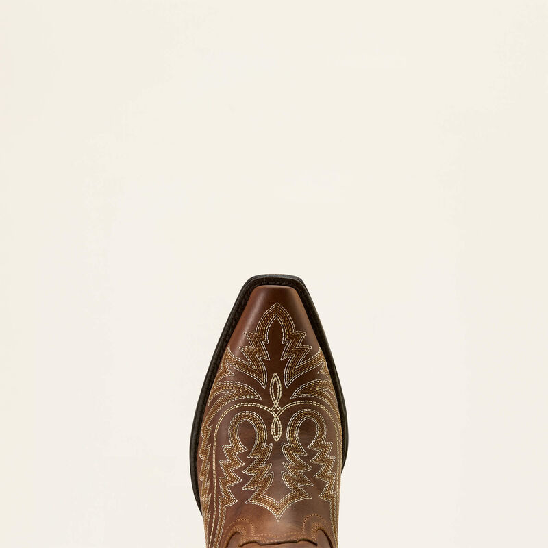 Ariat Women's Round Up Collins D Toe Western Boot- Smoked Wheat - Irvine Tack & Western Wear