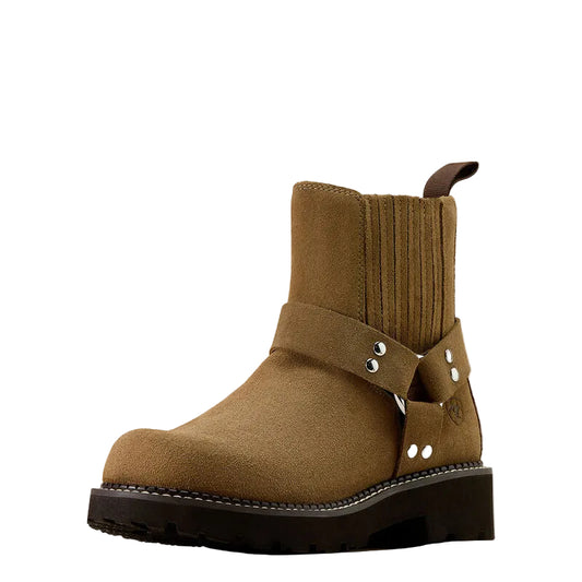 Ariat Women's Fatbaby Chelsea Harness Western Boot- Tan