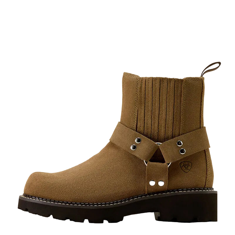 Ariat Women's Fatbaby Chelsea Harness Western Boot- Tan