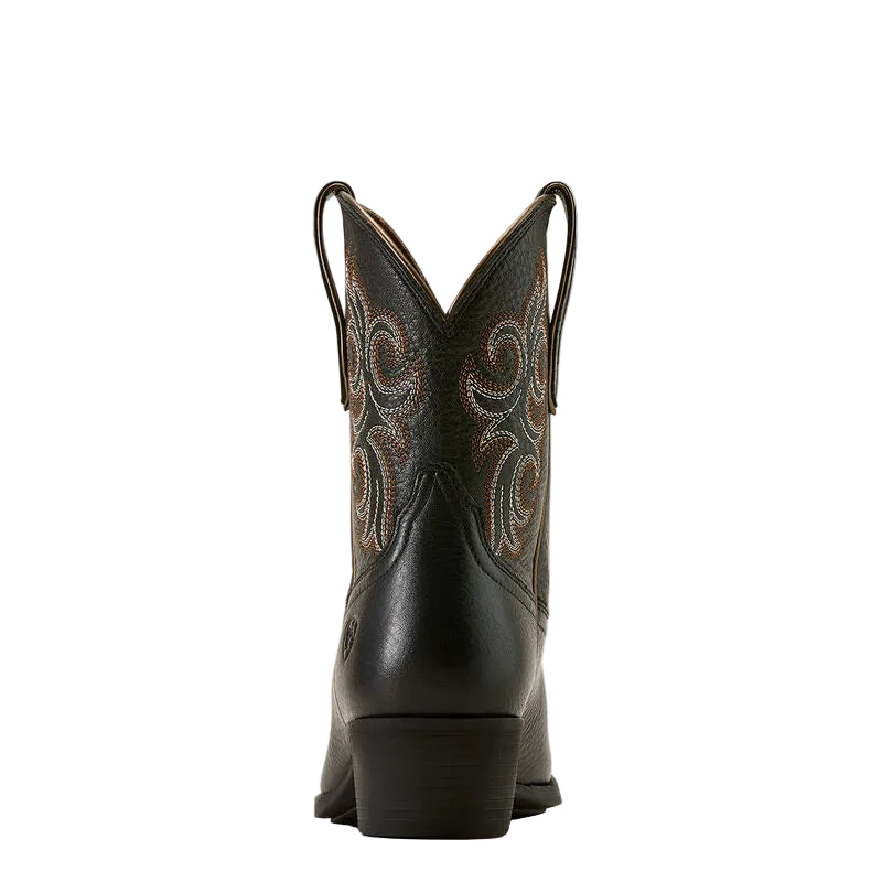 Ariat Women's Lacona X Toe Western Boot- Black Deertan - Irvine Tack & Western Wear