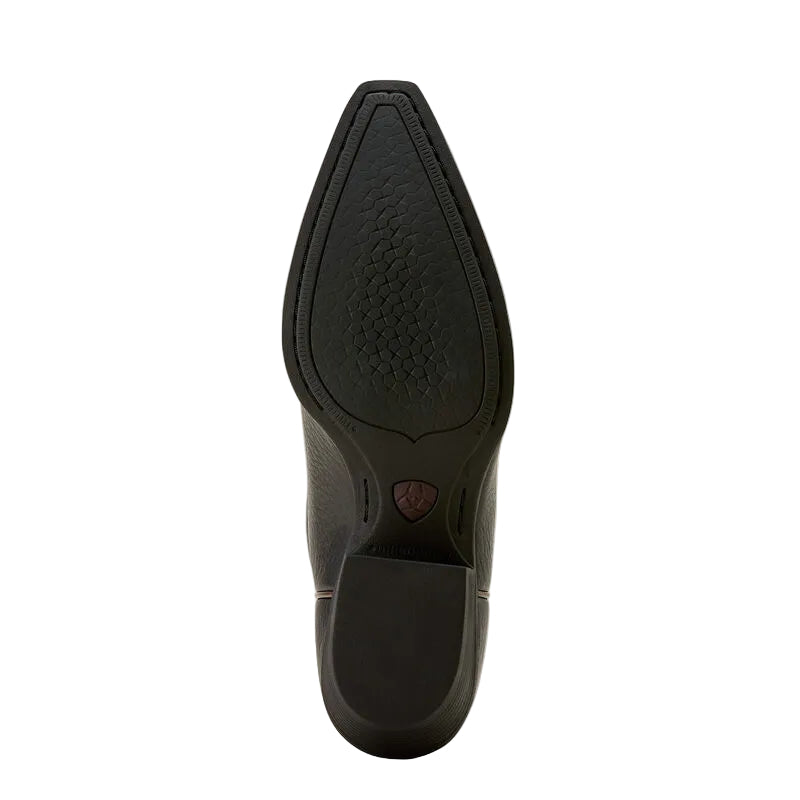 Ariat Women's Lacona X Toe Western Boot- Black Deertan - Irvine Tack & Western Wear