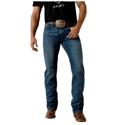 Ariat Men's M4 Relaxed Thornton Boot Cut Jeans - Heath