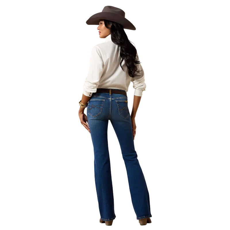 Ariat Women's Perfect Rise Revel Vilma Ultrastretch Boot Cut Jeans - Oasis