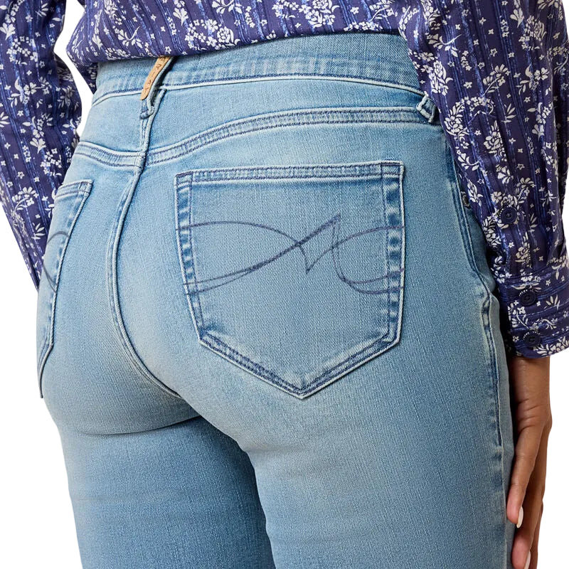 Ariat Women's Perfect Rise Revel Vilma Ultra stretch Boot Cut Jeans - Sausalito