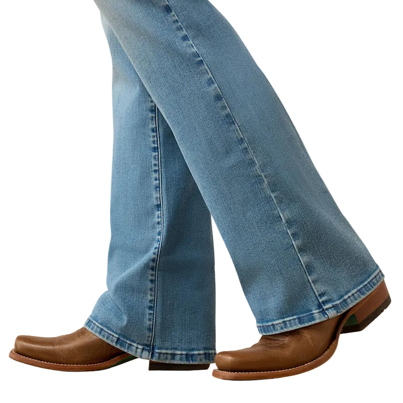 Ariat Women's Perfect Rise Revel Vilma Ultra stretch Boot Cut Jeans - Sausalito