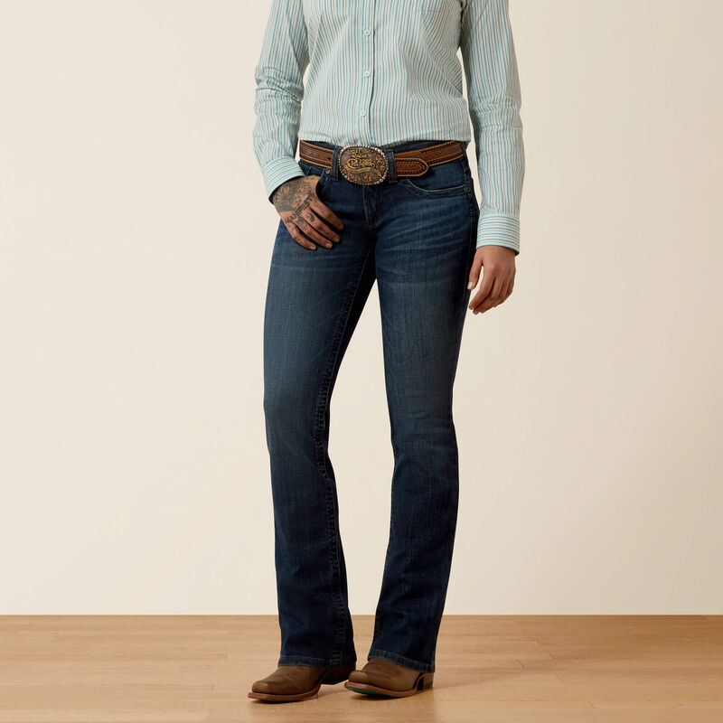 Ariat Women’s Mid Rise Luisa Boot Cut Jeans – Pasadena