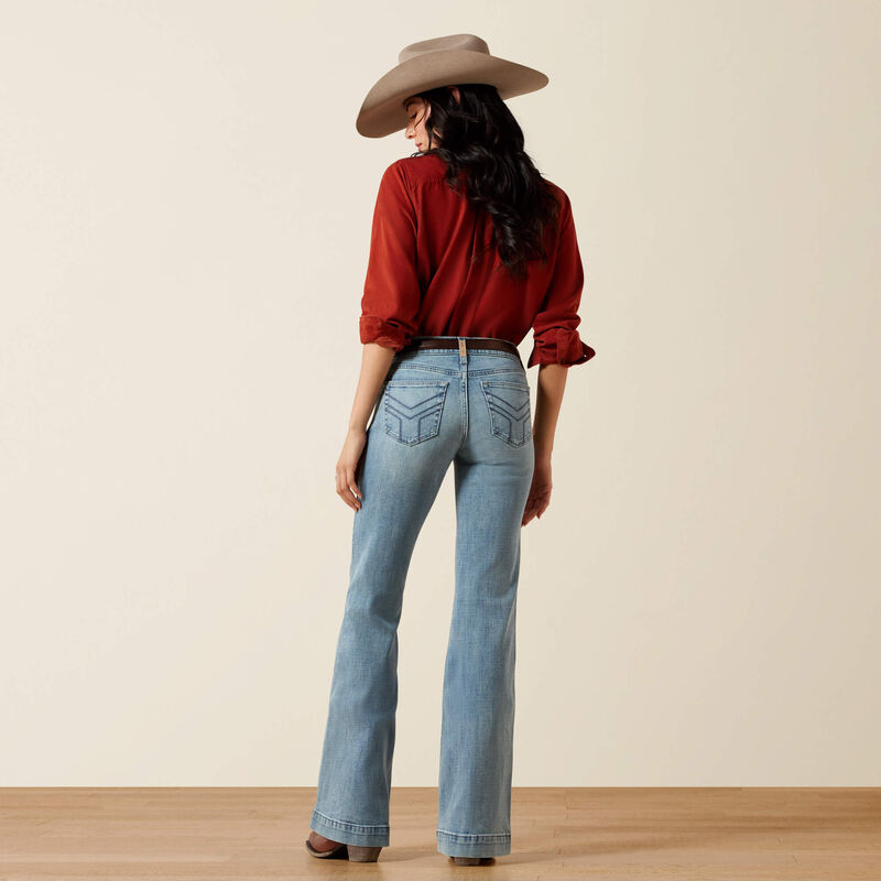 Ariat Women’s Perfect Rise Laney Slim Trouser Jeans – Monterey