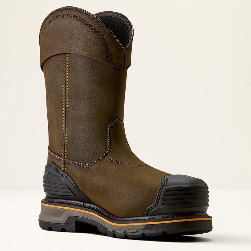 Ariat Men's Stump Jumper Pull On CSA Waterproof Insulated Composite Toe Work Boot- Iron Coffee
