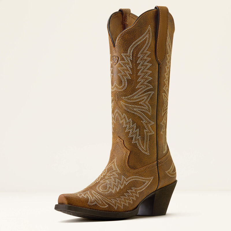 Ariat Women's Round Up Collins D Toe Boot- Bomber Brown