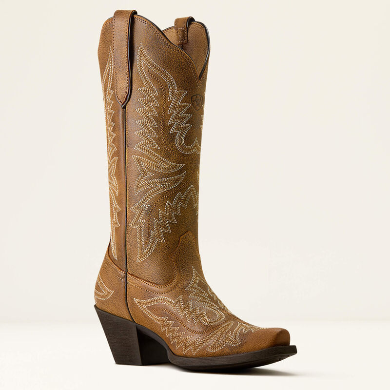 Ariat Women's Round Up Collins D Toe Boot- Bomber Brown