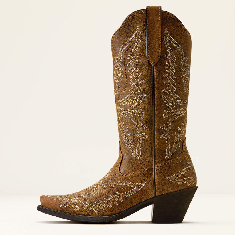 Ariat Women's Round Up Collins D Toe Boot- Bomber Brown