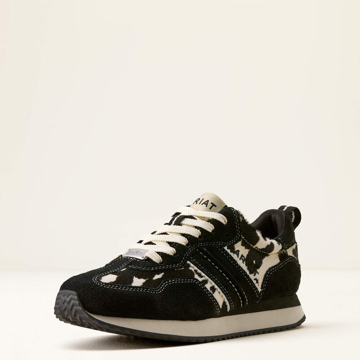 Ariat Womens Ranch Runner Shoe- Black Suede